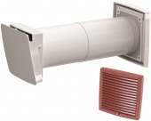 Vilpe Wive 100 Приточный клапан (с термостатом, фильтр, красная вент. решетка)