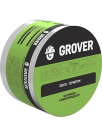 Grover Лента-герметик битумная односторонняя, 10 см х 3 м