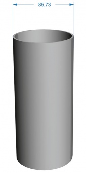 Труба водосточная Döcke Premium 120/85 мм, 3 м